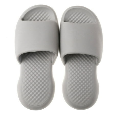 Unisex Slide Sandals Cushioned Thick Sole For Bathroom Home Office 42-43 Light Gray
Unisex Slide Sandals Cushioned Thick Sole For Bathroom Home Office 42-43 Light Gray