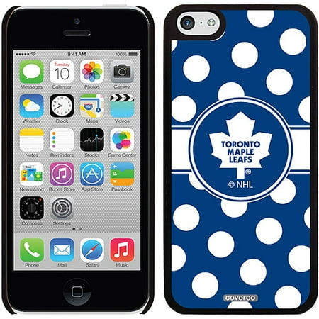 Toronto Maple Leafs Polka Dots Design on iPhone 5c Thinshield Snap-On Case by Coveroo