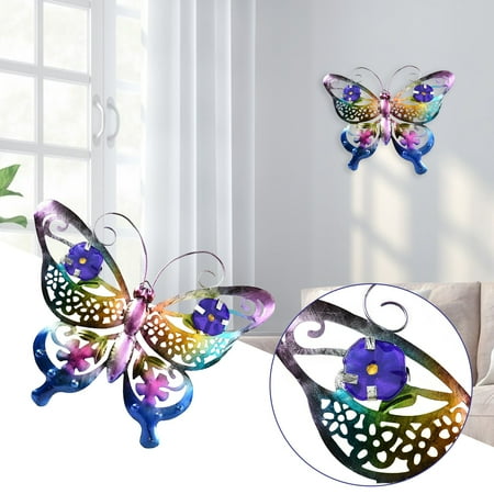 NIUREDLTD Hollow Wall Iron Crafts Stereo Hanging Background Patio Garden