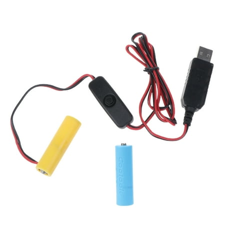 Sorrowso USB Power Supply Adapter for AA Battery Replace 2 AA 3V Battery for Led Lights
Sorrowso USB Power Supply Adapter for AA Battery Replace 2 AA 3V Battery for Led Lights