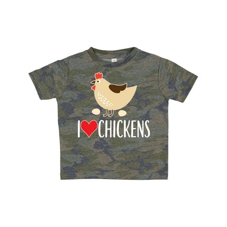 Inktastic Chickens Cute Farm Animal Gift Toddler Boy or Toddler Girl T-Shirt