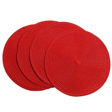 4pcs Party Durable 15 Inch Washable Table Placemat Cotton Braided Round Rop Home
4pcs Party Durable 15 Inch Washable Table Placemat Cotton Braided Round Rop Home