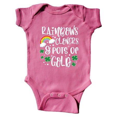 Inktastic St .Patrick s Day Rainbows Clovers & Pots of Gold Gift Baby Boy or Baby Girl Bodysuit
Inktastic St .Patrick s Day Rainbows Clovers & Pots of Gold Gift Baby Boy or Baby Girl Bodysuit