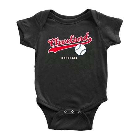 Cute Cleveland Baby Bodysuits Baseball Fan Baby Jersey Clothes for Boys Girls (Black 3-6 Months)
Cute Cleveland Baby Bodysuits Baseball Fan Baby Jersey Clothes for Boys Girls (Black 3-6 Months)