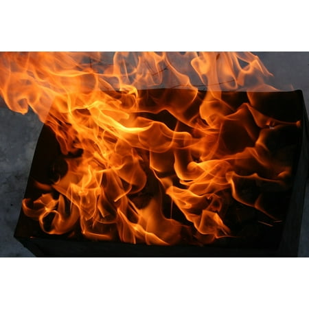 canvas print fever koster burns flame burning fire stretched canvas 10 x 14