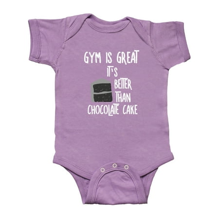 Inktastic Gym Is Great White Text Gift Baby Boy or Baby Girl Bodysuit