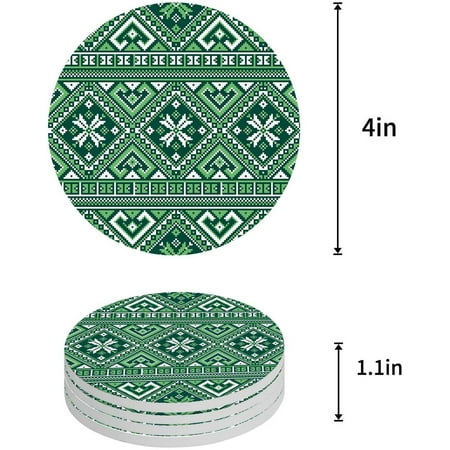 KXMDXA Christmas Snowflake Set of 6 Round Coaster for Drinks Absorbent Ceramic Stone Coasters Cup Mat with Cork Base for Home Kitchen Room Coffee Table Bar Decor
KXMDXA Christmas Snowflake Set of 6 Round Coaster for Drinks Absorbent Ceramic Stone Coasters Cup Mat with Cork Base for Home Kitchen Room Coffee Table Bar Decor