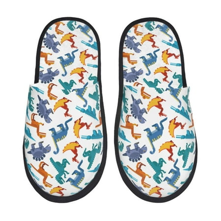 Sigee Block Dinosaur for Cozy Furry Slippers Super Soft Indoor and Outdoor Use Non-Slip Sole Slip On House Slippers-Large
Sigee Block Dinosaur for Cozy Furry Slippers Super Soft Indoor and Outdoor Use Non-Slip Sole Slip On House Slippers-Large