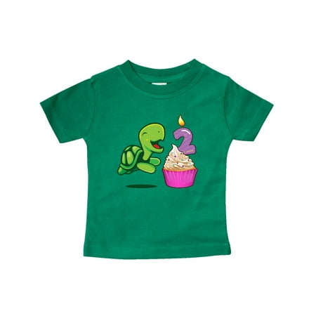 Inktastic 2nd Birthday Turtle Gift Baby Boy or Baby Girl T-Shirt