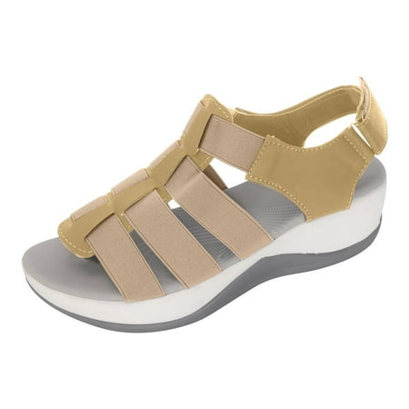 Honeeladyy Deals Summer Ladies Slippers Casual Women s Shoes Open Toe Lightweight Platform Wedges Outdoor Travel Sandals
Honeeladyy Deals Summer Ladies Slippers Casual Women s Shoes Open Toe Lightweight Platform Wedges Outdoor Travel Sandals
