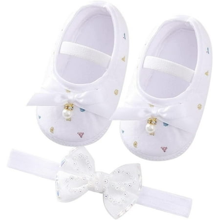 Newborn Shoes Baby Girls Bowknot Soft Flats Shoes Cute Infant Baby Walkers Shoes Princess Shoes (Color : White#1 Size : 0-3Months)
Newborn Shoes Baby Girls Bowknot Soft Flats Shoes Cute Infant Baby Walkers Shoes Princess Shoes (Color : White#1 Size : 0-3Months)