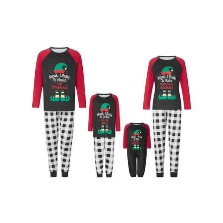 Gwiyeopda Family Christmas Pajamas Letter Print PJs Long Sleeve Tops Plaid Pants Sleepwear Set
Gwiyeopda Family Christmas Pajamas Letter Print PJs Long Sleeve Tops Plaid Pants Sleepwear Set