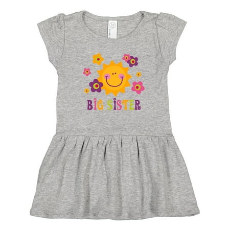 Inktastic Sunny Big Sister Gift Toddler Girl Dress