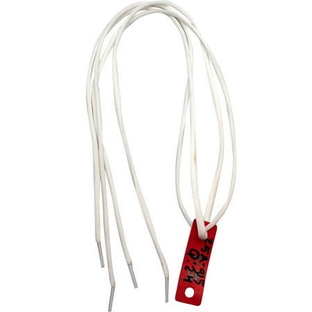 White Flat Shoelaces - 36