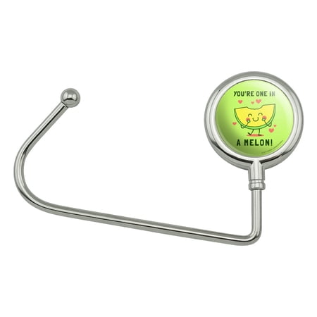 You're One in a Melon Million Funny Humor Purse Bag Hanger Holder Hook