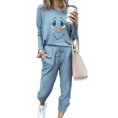 Colisha Christmas Pajamas for Womens Ugly Santa Print Casual Shirts and Elastic Pants Xmas Sleepwear Loungewear Sets
Colisha Christmas Pajamas for Womens Ugly Santa Print Casual Shirts and Elastic Pants Xmas Sleepwear Loungewear Sets