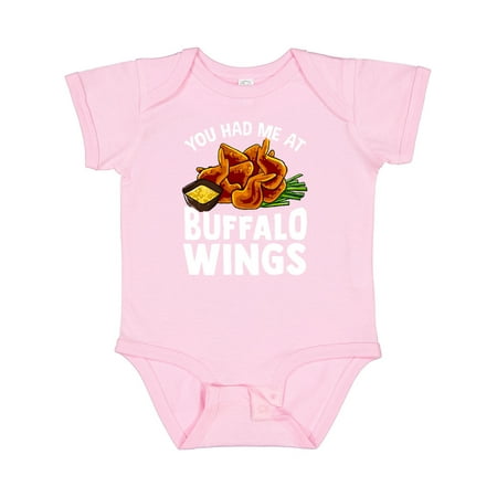 Inktastic Buffalo Wings Game Day Snack Gift Baby Boy or Baby Girl Bodysuit