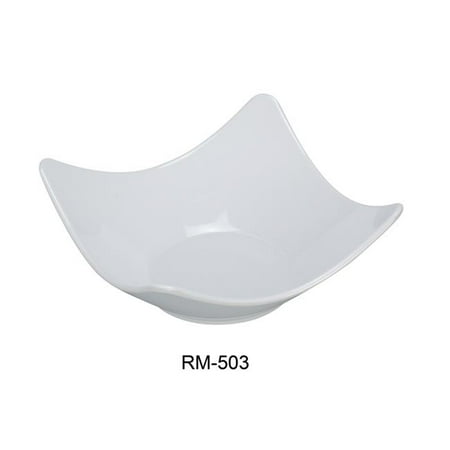 Yanco RM-503 Rome 3.25 in. Square Bowl White - 6 oz - Pack of 72