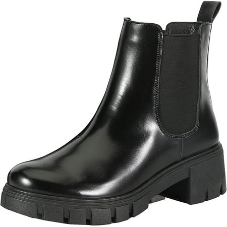 Women s Platform Ankle Boots Lug Sole Chunky Chelsea Boots for Low Heel Slip on Elastic Ankle Booties Fashion Non-Slip Combat Boots
Women s Platform Ankle Boots Lug Sole Chunky Chelsea Boots for Low Heel Slip on Elastic Ankle Booties Fashion Non-Slip Combat Boots
