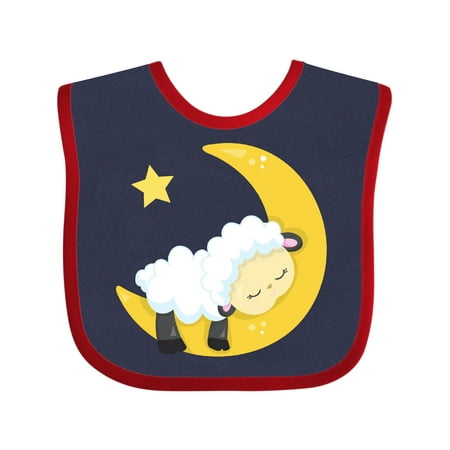 Inktastic Cute Sheep Sleeping Sheep Moon Stars Sleepy Gift Baby Boy or Baby Girl Bib
Inktastic Cute Sheep Sleeping Sheep Moon Stars Sleepy Gift Baby Boy or Baby Girl Bib