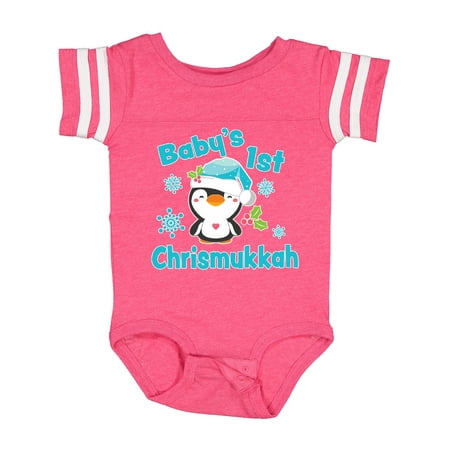 Inktastic Baby s 1st Chrismukkah with Cute Baby Penguin and Snowflakes Gift Baby Boy or Baby Girl Bodysuit
Inktastic Baby s 1st Chrismukkah with Cute Baby Penguin and Snowflakes Gift Baby Boy or Baby Girl Bodysuit
