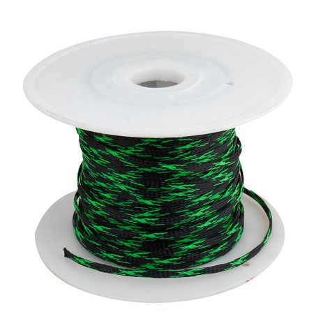 Car Audio 5mm Wide Expandable Braided PET Sleeving Cable Weave Cover 100m