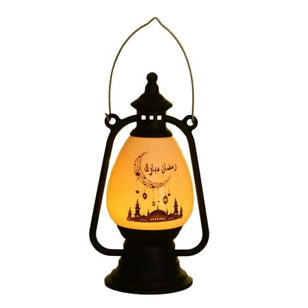Ramadan Lantern Ramadan Decoration Night Light Button Electronic Powered LED Muslim Pendant Light Ramadan Decoration Portable Vintage Lantern Black
Ramadan Lantern Ramadan Decoration Night Light Button Electronic Powered LED Muslim Pendant Light Ramadan Decoration Portable Vintage Lantern Black