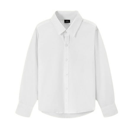 FANDANIV Boys And Toddler Tops And Children Performance Season Spring And Autumn Long Sleeve Button White Shirt T Shirts Henley
FANDANIV Boys And Toddler Tops And Children Performance Season Spring And Autumn Long Sleeve Button White Shirt T Shirts Henley