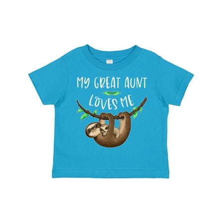 Inktastic My Great Aunt Loves Me Cute Sloth and Baby Gift Toddler Boy or Toddler Girl T-Shirt
Inktastic My Great Aunt Loves Me Cute Sloth and Baby Gift Toddler Boy or Toddler Girl T-Shirt