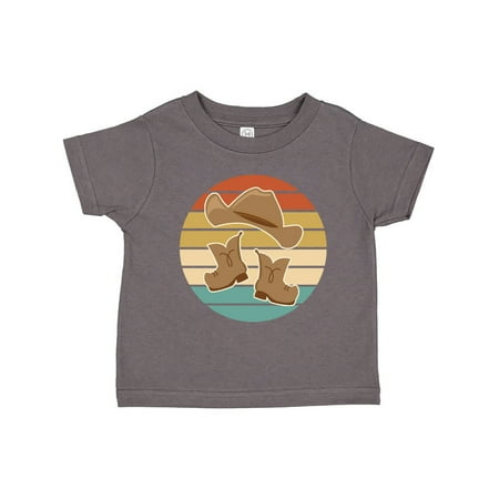 Inktastic Cowboy Hat and Boots Gift Toddler Boy or Toddler Girl T-Shirt