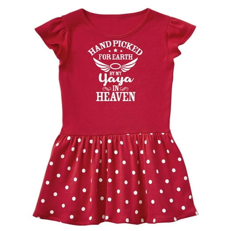 Inktastic Handpicked for Earth By My Yaya in Heaven with Angel Wings Gift Toddler Girl Dress
Inktastic Handpicked for Earth By My Yaya in Heaven with Angel Wings Gift Toddler Girl Dress
