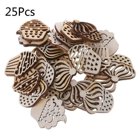 QUSENLON Home Decoration Hanging Ornament Accessory Painting Scrapbooking Craft Wooden DIY Cake Shape Handmade 25pcs
QUSENLON Home Decoration Hanging Ornament Accessory Painting Scrapbooking Craft Wooden DIY Cake Shape Handmade 25pcs