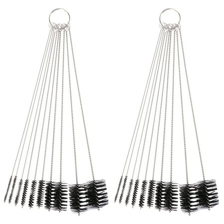 2 Sets Coffee Machine Cleaning Brushes Stainless Steel Handle Nylon Test Tube Brushes (Black)
2 Sets Coffee Machine Cleaning Brushes Stainless Steel Handle Nylon Test Tube Brushes (Black)