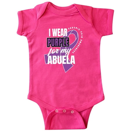Inktastic Chronic Pain I Wear Purple For My Abuela Gift Baby Boy or Baby Girl Bodysuit
Inktastic Chronic Pain I Wear Purple For My Abuela Gift Baby Boy or Baby Girl Bodysuit