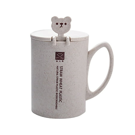 Gaiseeis 1PC Mug Cartoon Cute Coffee Cereal Breakfast Water Cup With Lid With Spoon Beige
Gaiseeis 1PC Mug Cartoon Cute Coffee Cereal Breakfast Water Cup With Lid With Spoon Beige