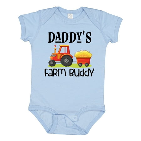 Inktastic Daddy Farm Buddy Cute Tractor Gift Baby Boy or Baby Girl Bodysuit