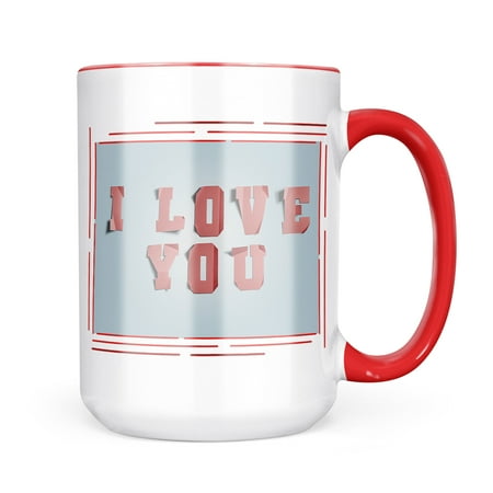 Neonblond I Love You Origami Paper Mug gift for Coffee Tea lovers