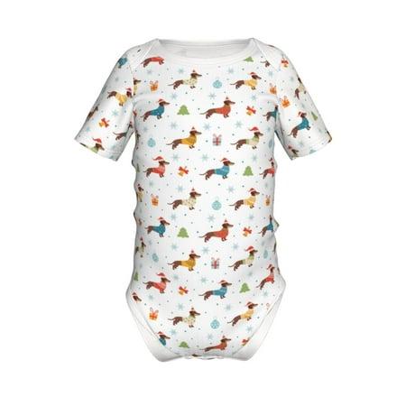 Lukts winter Snowflake Dachshund Print Baby Short Sleeve Romper Onesie for Newborn Baby Boys and Girls-18 Months
Lukts winter Snowflake Dachshund Print Baby Short Sleeve Romper Onesie for Newborn Baby Boys and Girls-18 Months