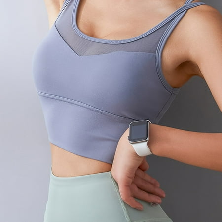 Seamless Shockproof Sports Bra Women s Mesh Breathable Cross Back Straps Camisole Tops
Seamless Shockproof Sports Bra Women s Mesh Breathable Cross Back Straps Camisole Tops