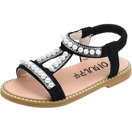 Baby Girls Sandals Open Toe Rubber Sandals Pearl Rhinestone Non-Slip Shoes Summer Beach Toddler/Little Kid/Big Kid
Baby Girls Sandals Open Toe Rubber Sandals Pearl Rhinestone Non-Slip Shoes Summer Beach Toddler/Little Kid/Big Kid