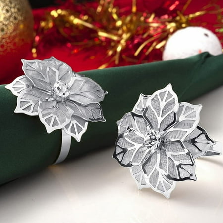 Huilaibazo Napkin Ring New Stainless Steel Flower Napkin Buckle European High Grade Napkin Ring Metal Ring 6Pcs Napkin Rings Alloy Hollow Out Flower Ring Napkin Holder Adornment
Huilaibazo Napkin Ring New Stainless Steel Flower Napkin Buckle European High Grade Napkin Ring Metal Ring 6Pcs Napkin Rings Alloy Hollow Out Flower Ring Napkin Holder Adornment