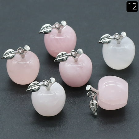 Black and Friday Deals CRAMAX Natural Luckily Stone Apples Mini Apples Pendant