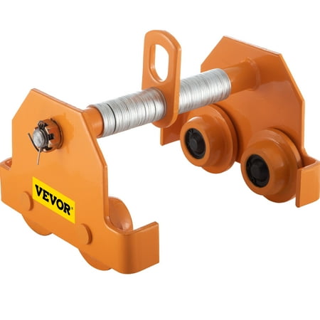 VEVOR 1 Ton Beam Trolley 2200 LBS Load Capacity Manual Trolley 2.5-8 inch Adjustable Width Push Beam Track Roller Trolley with Dual Wheels Garage Hoist for Straight Curved I Beam
VEVOR 1 Ton Beam Trolley 2200 LBS Load Capacity Manual Trolley 2.5-8 inch Adjustable Width Push Beam Track Roller Trolley with Dual Wheels Garage Hoist for Straight Curved I Beam