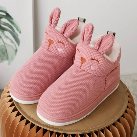 Yinguo Women s Winter Cotton Shoes Thickened Velvet Cotton Slippers Cartoon Cute Rabbit Casual Cotton Shoes
Yinguo Women s Winter Cotton Shoes Thickened Velvet Cotton Slippers Cartoon Cute Rabbit Casual Cotton Shoes