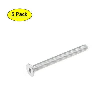Uxcell M8x80mm Flat Head Machine Screws Inner Hex Screw 304 Stainless Steel Fasteners Bolts 5 Pack
Uxcell M8x80mm Flat Head Machine Screws Inner Hex Screw 304 Stainless Steel Fasteners Bolts 5 Pack