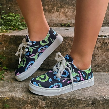 Sneakers Ladies Shoes Fashion Flat Soft Sole Low Breathable Lace-Up Casual Sneakers
Sneakers Ladies Shoes Fashion Flat Soft Sole Low Breathable Lace-Up Casual Sneakers