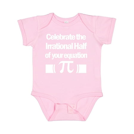 Inktastic Funny Pi Day Math Equation Gift Baby Boy or Baby Girl Bodysuit