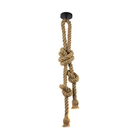 ZPAQI Single/Double Head E27 Hemp Rope Pendant Lamp Vintage Chandelier(Without Bulb)
ZPAQI Single/Double Head E27 Hemp Rope Pendant Lamp Vintage Chandelier(Without Bulb)