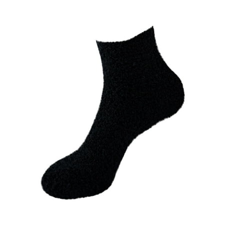 LASHALL SOCK Women Fuzzy Cozy Slipper Socks Warm Soft Winter Plush Home Sleeping Socks(Buy 2 Receive 3)
