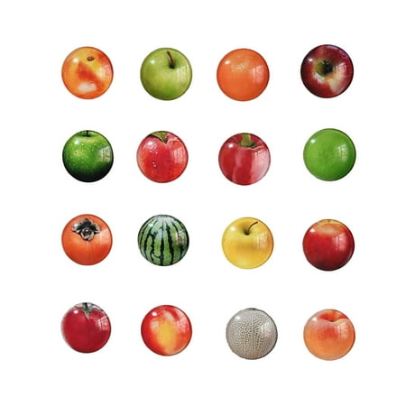 12pcs Fruit Pattern Design Refrigerator Magnets Whiteboard Magnets Round Glass Fridge Magnets Stickers Xmas Party Favor Gifts (Ra
12pcs Fruit Pattern Design Refrigerator Magnets Whiteboard Magnets Round Glass Fridge Magnets Stickers Xmas Party Favor Gifts (Ra